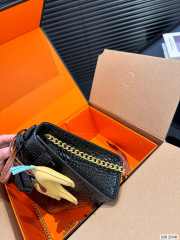 Uubags | Hermes Kelly Black Crocodile Himalaya bag 20x13x5cm - 6