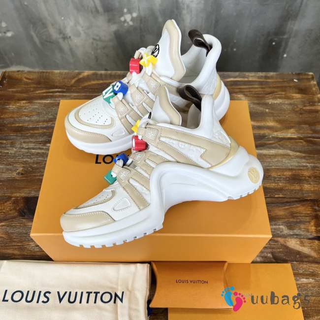 Uubags | Louis Vuitton 1A43L1 Archlight Sneaker In Cream - 1