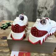 Uubags | Christian Louboutin Sharkyloub SP Spikes calf leather in white - 6