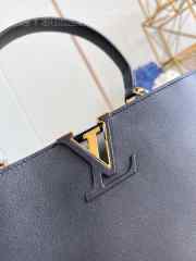 Uubags | Louis Vuitton M24607 Capucines GM Souple Bag In Black 38x23x16cm - 3