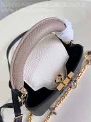 Uubags | Louis Vuitton M48865 Capucines Bag In Black/White 21x14x8cm - 2