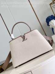 Uubags | Louis Vuitton M24619 Capucines GM Souple Bag In Taupe 38x23x16cm - 1