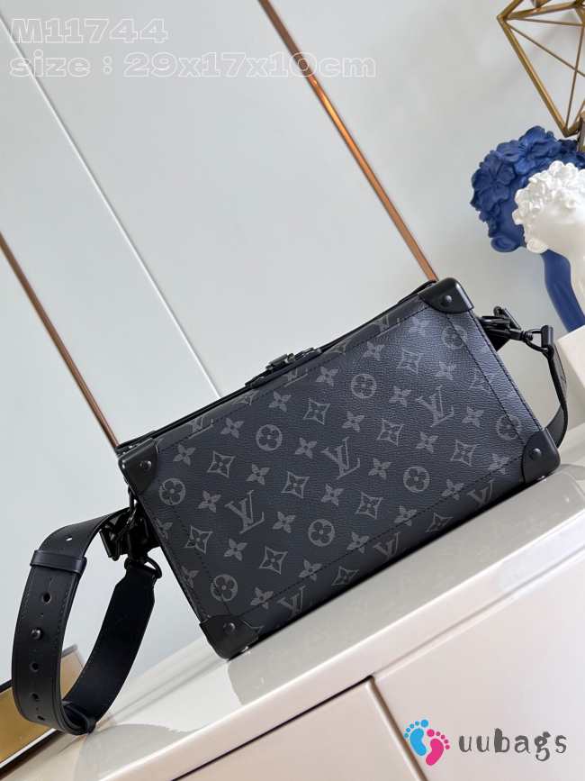 Uubags | Louis Vuitton M11744 Soul Trunk East West Monogram Eclipse Canvas Bag 29x17.5x10cm - 1