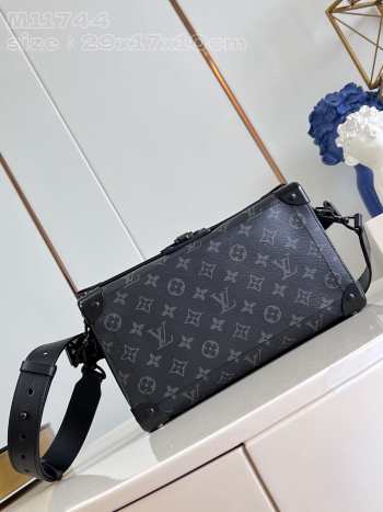 Uubags | Louis Vuitton M11744 Soul Trunk East West Monogram Eclipse Canvas Bag 29x17.5x10cm