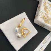 Uubags | Dior earrings gold pearl  - 5