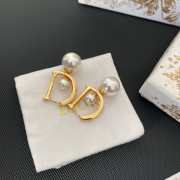 Uubags | Dior earrings gold pearl  - 4