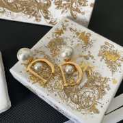 Uubags | Dior earrings gold pearl  - 3