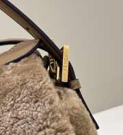 Uubags | Fendi Baguette Multi Sheep Skin Bag in Beige 27x20x10cm - 6