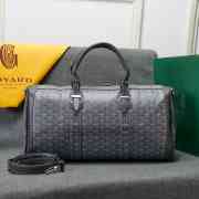 Uubags | Goyard travel bag in grey 48x28x22cm - 1