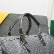 Uubags | Goyard travel bag in grey 48x28x22cm - 5