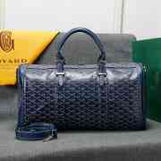 Uubags | Goyard travel bag in navy blue 48x28x22cm - 1