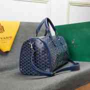 Uubags | Goyard travel bag in navy blue 48x28x22cm - 5