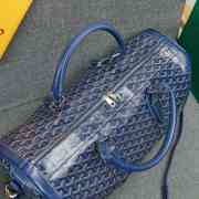 Uubags | Goyard travel bag in navy blue 48x28x22cm - 3