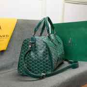 Uubags | Goyard travel bag in green 48x28x22cm - 6