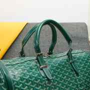 Uubags | Goyard travel bag in green 48x28x22cm - 5