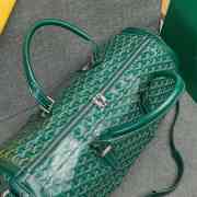 Uubags | Goyard travel bag in green 48x28x22cm - 4