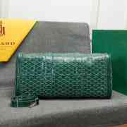 Uubags | Goyard travel bag in green 48x28x22cm - 3