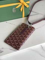 Uubags | Goyard Montmartre GM Case In Burgundy 18x1x10cm - 5