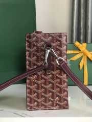 Uubags | Goyard Montmartre GM Case In Burgundy 18x1x10cm - 4