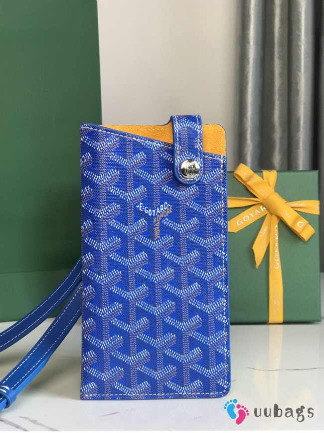 Uubags | Goyard Montmartre GM Case In Blue 18x1x10cm - 1