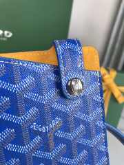 Uubags | Goyard Montmartre GM Case In Blue 18x1x10cm - 6