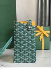 Uubags | Goyard Montmartre GM Case In Green 18x1x10cm - 1