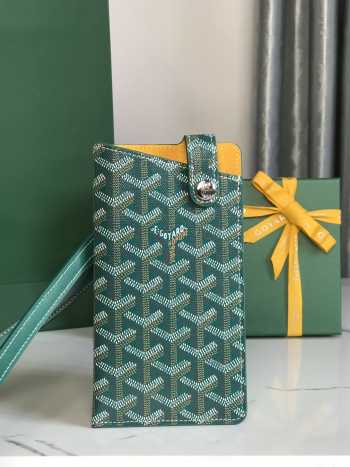 Uubags | Goyard Montmartre GM Case In Green 18x1x10cm