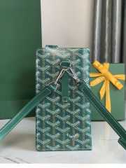 Uubags | Goyard Montmartre GM Case In Green 18x1x10cm - 3