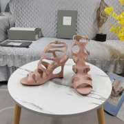 Uubags | Tom Ford Stamped Cowhide Leather Carine Sandal In Rose Clay - 3