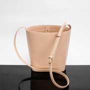 Uubags | Celine small bucket Cuir triomphe in pink grained calfskin 17x22x10cm - 4