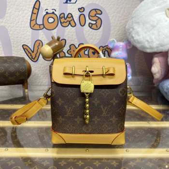 Uubags | Louis Vuitton M11630 Steamer 15 Bag In Monogram Dust coated canvas 16.5x20x8.5cm