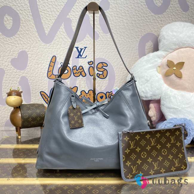 Uubags | Louis Vuitton M12583 Online Exclusive Pre-order CarryAll Dark MM In Trianon Grey 39x30x15cm - 1