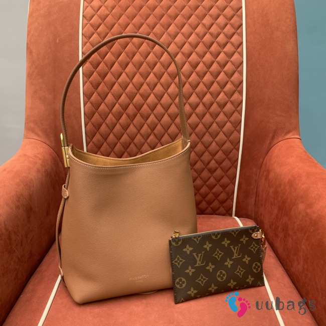 Uubags | Louis Vuitton M25352 Low Key Hobo PM Bag In Cognac Brown 24x28x16cm - 1