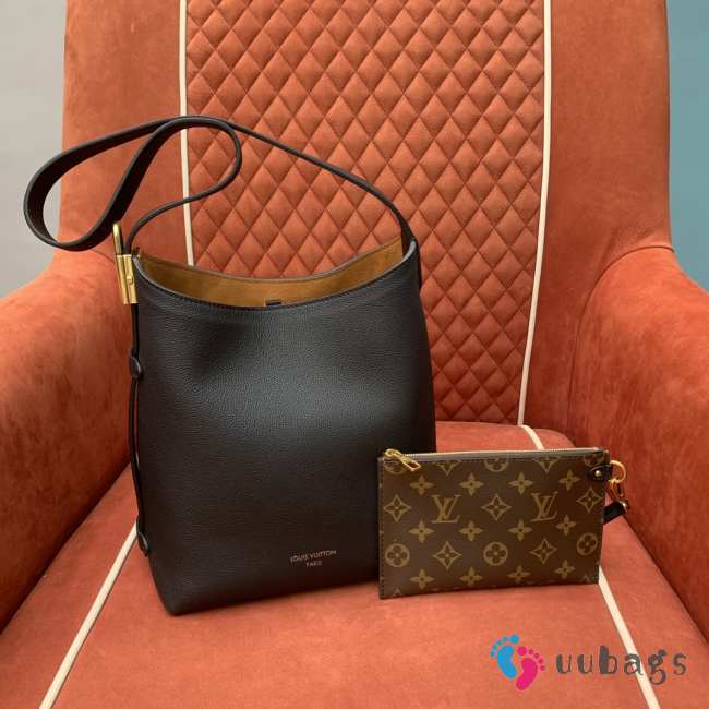 Uubags | Louis Vuitton M25352 Low Key Hobo PM Bag In Black 24x28x16cm - 1