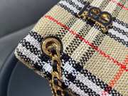 Uubags | Burberry Check Lola Bucket Shoulder Bag 20x9x19.5cm - 3