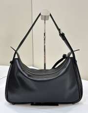 Uubags | Fendi Simply black leather bag 33x5x20cm - 4