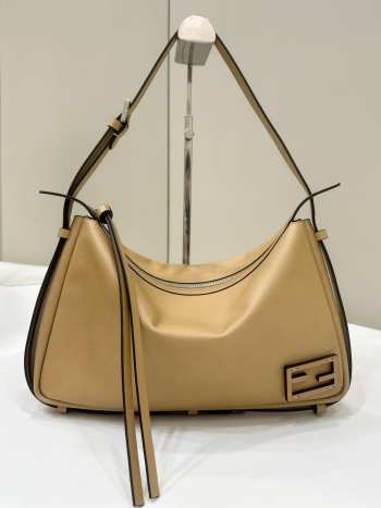 Uubags | Fendi Simply beige leather bag 33x5x20cm