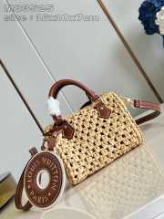 Uubags | Louis Vuitton M83525 Nano Speedy Bag In Natural/Tan 16x10x7.5cm - 1