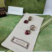 Uubags | Gucci Big Red Strawberry Crystal Earrings - 4