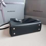 Uubags | Balenciaga Rodeo medium handbag in black smooth calfskin with silver hardware 35x23x11cm - 4