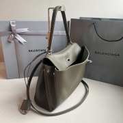 Uubags | Balenciaga Rodeo medium handbag in dark green smooth calfskin with silver hardware 35x23x11cm - 6