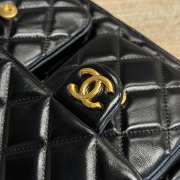 Uubags | Chanel 24a handle bag black 25x8x17cm - 3