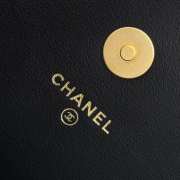 Uubags | Chanel WOC Chain Wallet With Bow In Lambskin & Gold-Tone Metal Black 18x3.5x10.5cm - 6