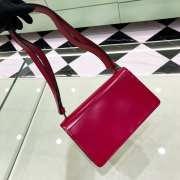 Uubags | Prada Triangle logo shoulder bag in pink 24x15x6cm - 3