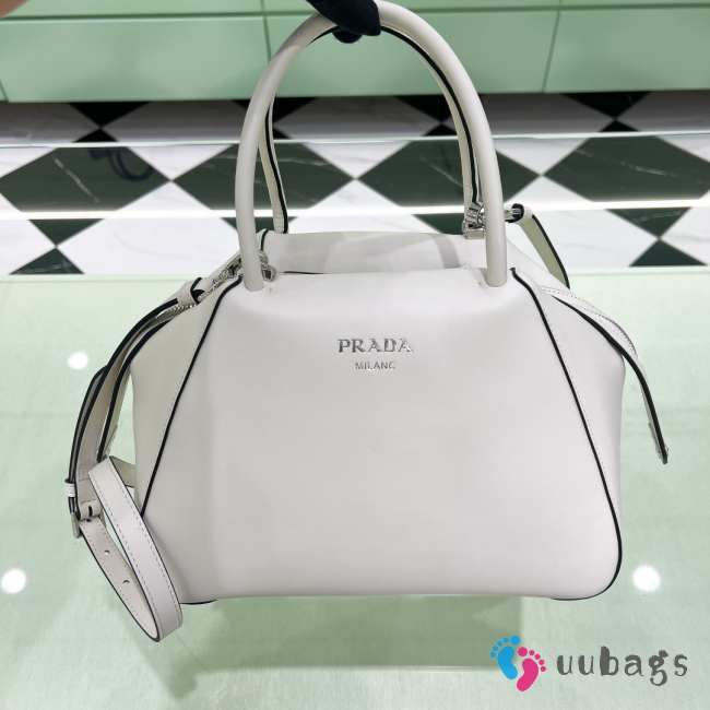 Uubags | Prada 1BA366 small Supernova bag in white 25.5x18x13.5cm  - 1