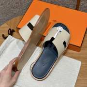 Uubags | Hermes Men's Sandal in Dark natural Epsom Calfskin - 4