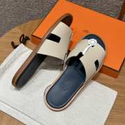 Uubags | Hermes Men's Sandal in Dark natural Epsom Calfskin - 2