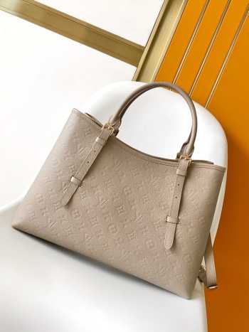 Uubags | Louis Vuitton M47185 Babylone Tote MM Bag In Grey 39x27x16cm