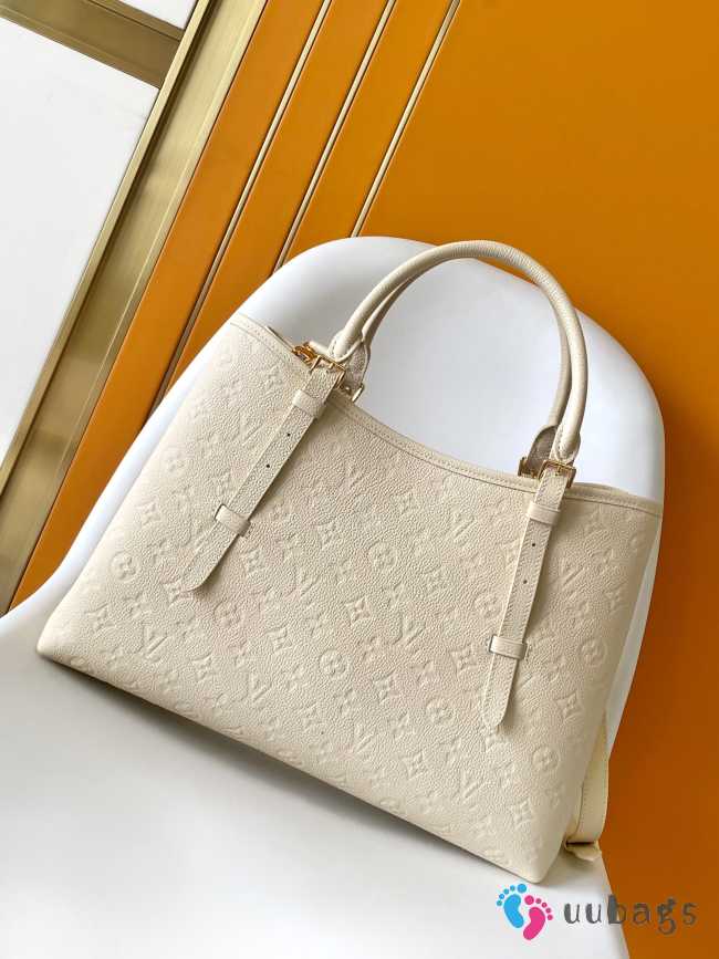 Uubags | Louis Vuitton M47185 Babylone Tote MM Bag In Cream 39x27x16cm - 1