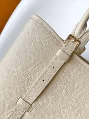 Uubags | Louis Vuitton M47185 Babylone Tote MM Bag In Cream 39x27x16cm - 3